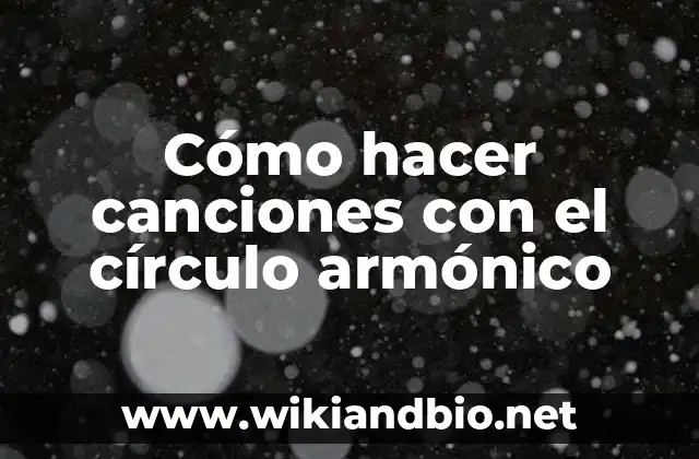 Cómo hacer canciones con el círculo armónico
