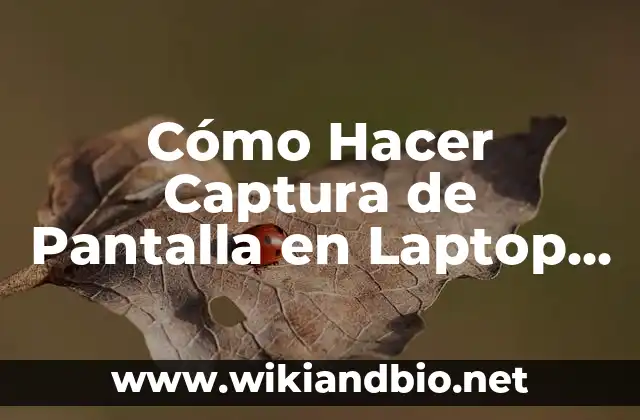 Cómo Hacer Captura de Pantalla en Laptop Acer