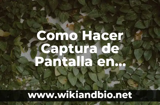 Como Hacer Captura de Pantalla en Samsung Galaxy M13