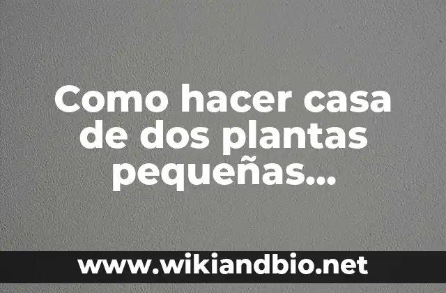Como hacer casa de dos plantas pequeñas Minecraft 1.14.4
