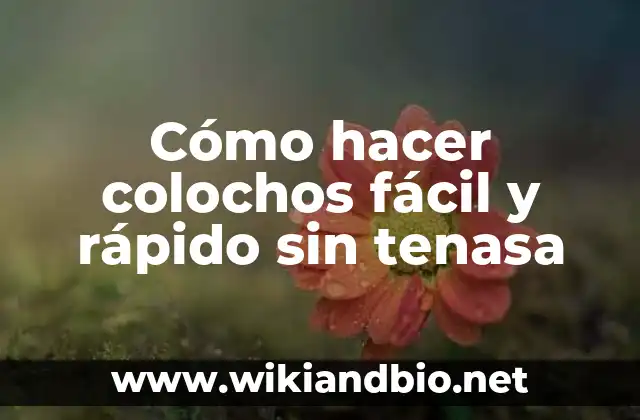 Cómo hacer colochos fácil y rápido sin tenasa