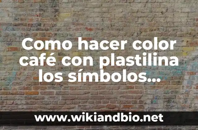 La plastilina como herramienta para crear símbolos patrios
