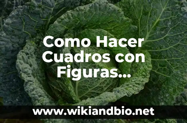 Como Hacer Cuadros con Figuras Geométricas