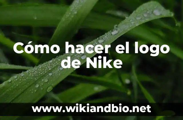 Cómo hacer el logo de Nike