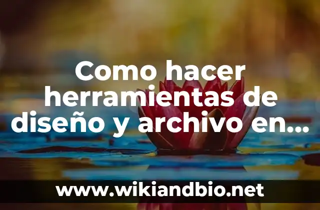 Como hacer herramientas de diseño y archivo en Visual Basic