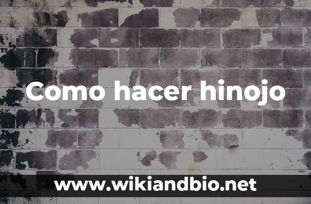 Como hacer hinojo