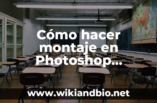 Cómo hacer montaje en Photoshop difuminado con fotos
