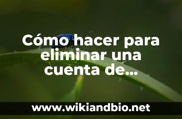 Cómo hacer para eliminar una cuenta de Facebook falsa