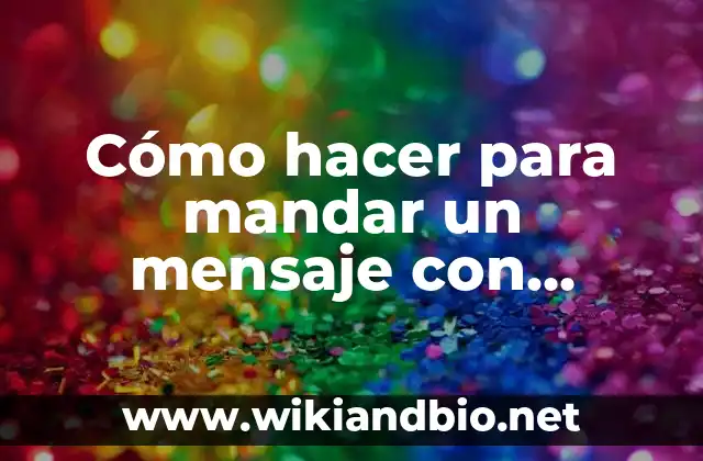Cómo hacer para mandar un mensaje con número privado