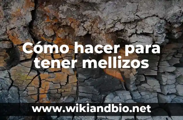 Cómo hacer para tener mellizos