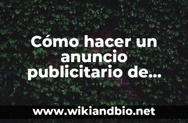 Cómo hacer un anuncio publicitario de fiesta