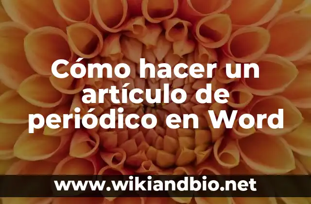 Cómo hacer un gorro con papel de periódico 4 Cómo hacer un artículo de periódico en Word