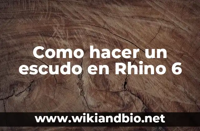 Creación de un escudo en Rhino 6
