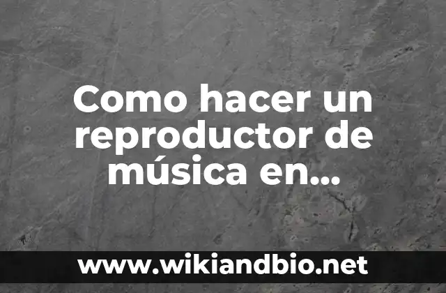 Como hacer un reproductor de música en Minecraft