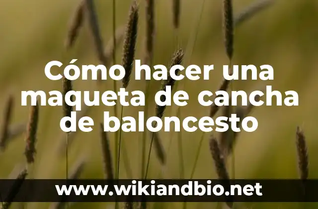 Cómo hacer jugadas en el baloncesto 3 Cómo hacer una maqueta de cancha de baloncesto