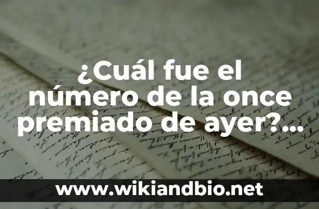 ¿Cómo funcionan los sorteos de la lotería de la once?