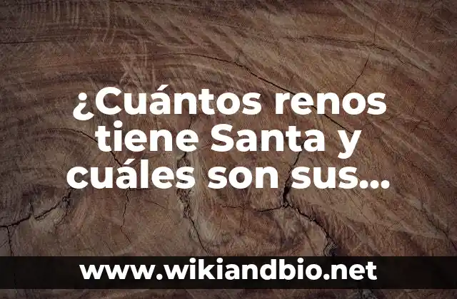 La historia detrás de los renos de Santa