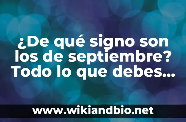Los virgos (23 de agosto - 22 de septiembre)