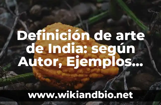 Ejemplos de arte de India