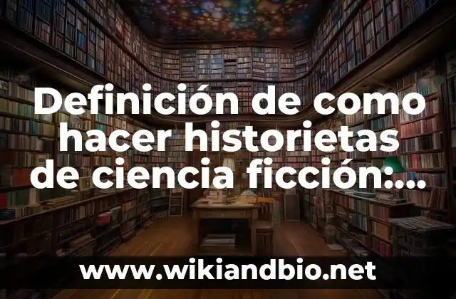 Definición de como hacer historietas de ciencia ficción: según Autor, Ejemplos, qué es, Concepto y Significado
