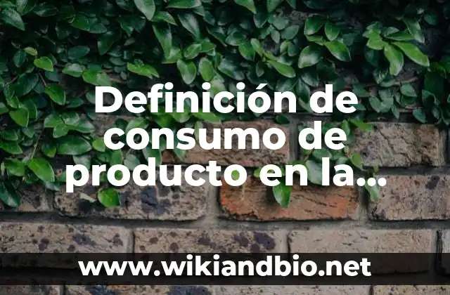 Definición de consumo de producto en la industria cultural: según Autor, Ejemplos, qué es, Concepto y Significado