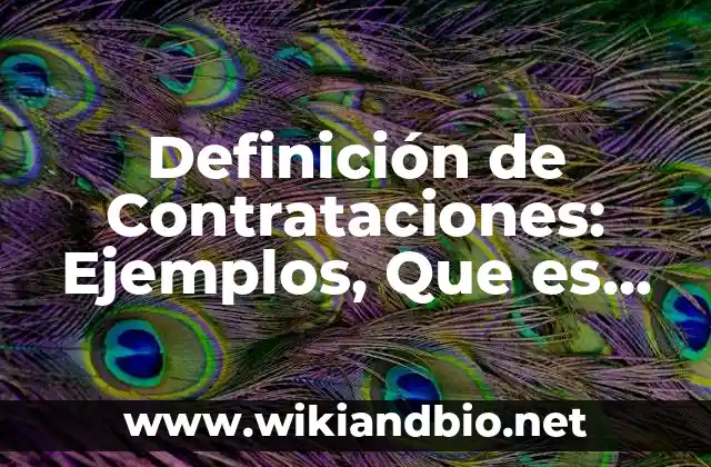Definición de acordaos: Ejemplos, Que es, Autores 6 Definición de Contrataciones: Ejemplos, Que es, Autores