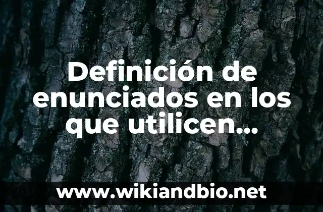 Definición de enunciados en los que utilicen metaforas: según Autor, Ejemplos, qué es, Concepto y Significado
