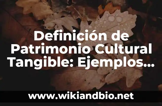 Definición de acordaos: Ejemplos, Que es, Autores 7 Definición de Patrimonio Cultural Tangible: Ejemplos, Que es, Autores