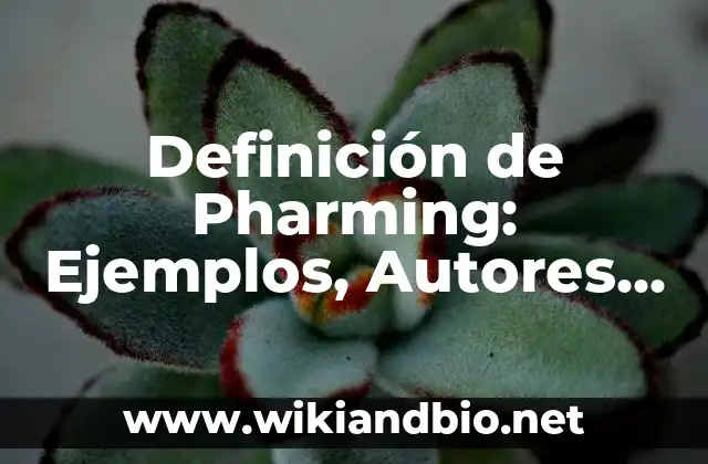 Definición de Poemas Según autores, Ejemplos y Concepto 7 Definición de Pharming: Ejemplos, Autores y Concepto