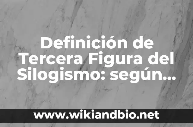 Ejemplos de la Tercera Figura del Silogismo