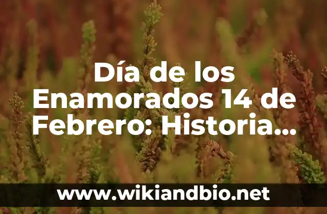 ¿Cuál es el Origen del Día de los Enamorados del 14 de Febrero?