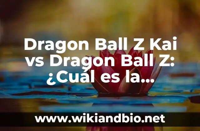 Dragon Ball Z Kai vs Dragon Ball Z: ¿Cuál es la diferencia?