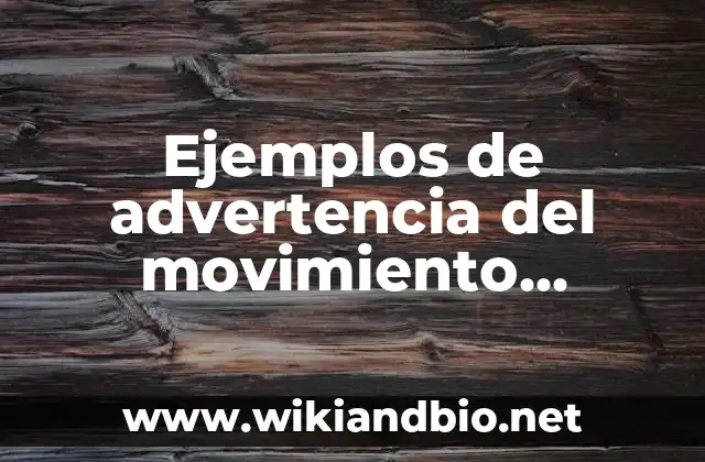 Ejemplos de advertencia del movimiento literario romanticismo