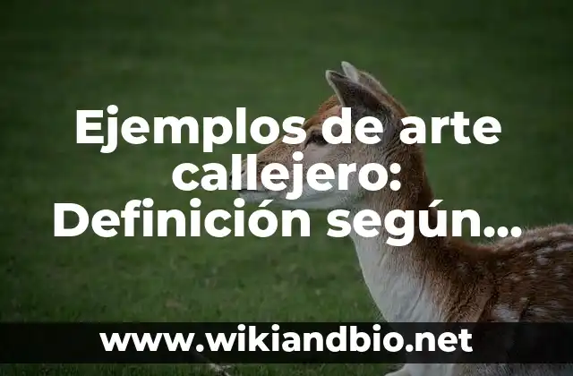 Ejemplos de arte callejero