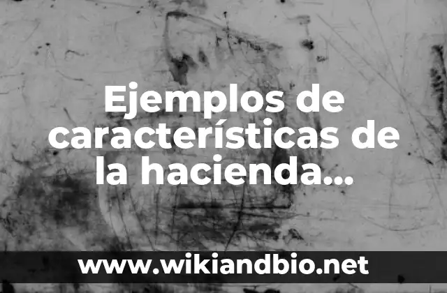 Ejemplos de características de la hacienda pública: Definición según Autor