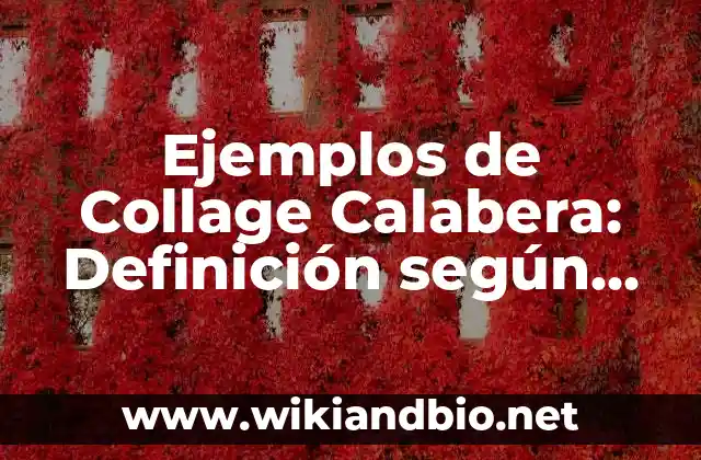 Ejemplos de Collage Calabera: Definición según Autor, qué es, Concepto