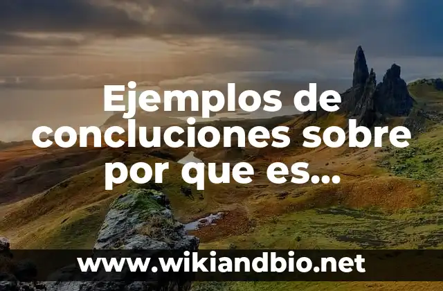 Ejemplos de concluciones sobre por que es importante la sexualidad