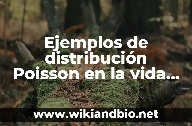 Ejemplos de distribución Poisson en la vida cotidiana: Definición según