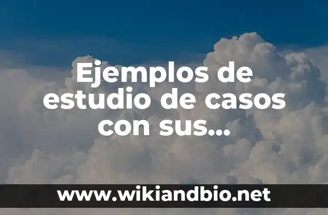 Ejemplos de estudio de casos con sus características de emigrantes