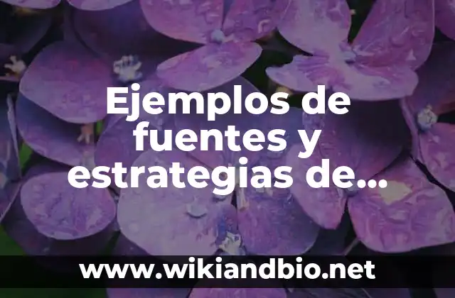 Ejemplos de fuentes y estrategias de reclutamiento base de datos: Definición según Autor, qué es, Concepto y Significado