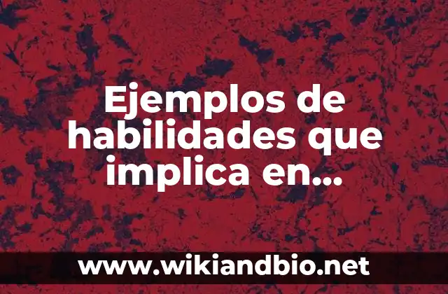 Ejemplos de habilidades que implica en realización de un origami