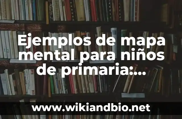 Ejemplos de mapa mental para niños de primaria: Definición según Autor, qué