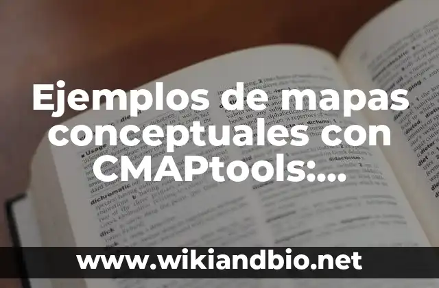Ejemplos de mapas conceptuales con CMAPtools: Definición según Autor, qué