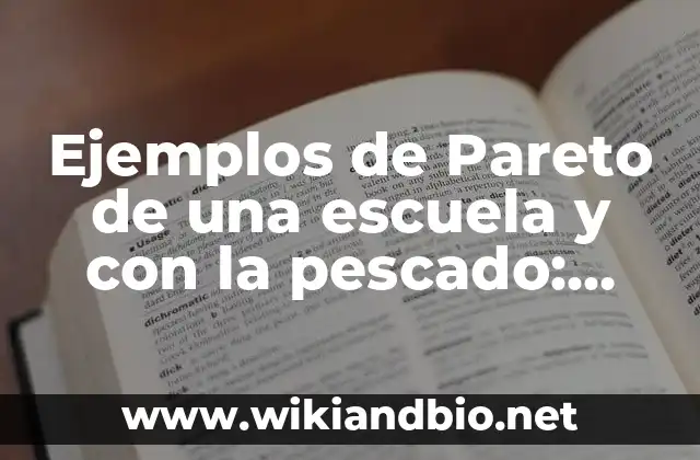 Ejemplos de Pareto