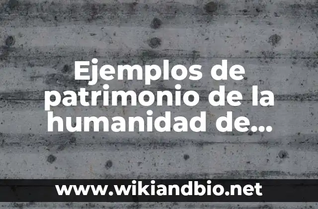 Ejemplos de patrimonio de la humanidad de Centroamérica