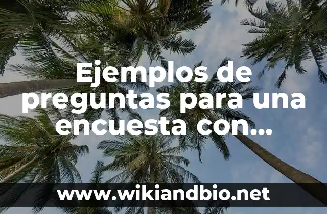 Ejemplos de preguntas para una encuesta con respuesta de números: Definición según Autor, qué es, Concepto y Significado