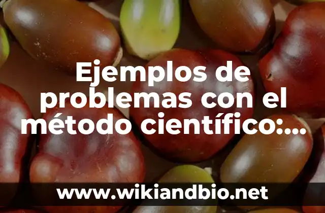 Ejemplos de problemas con el método científico: Definición según Autor, qué es, Concepto y Significado