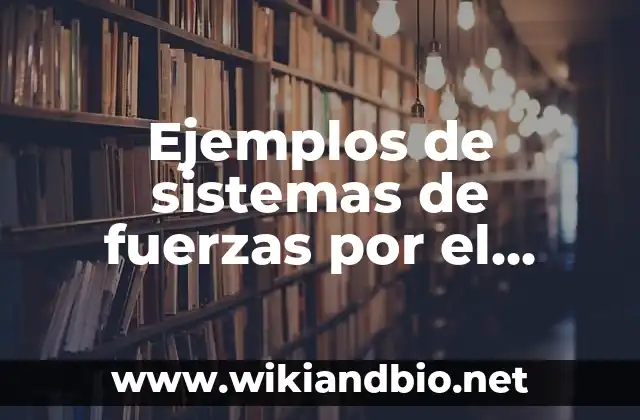 Ejemplos de sistemas de fuerzas por el método del paralelogramo: Definición