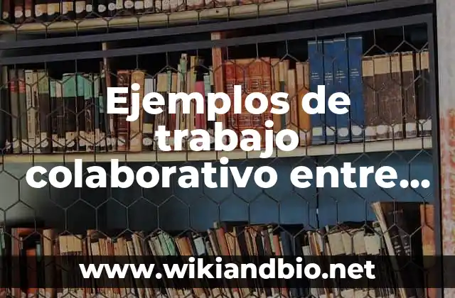 Ejemplos de trabajo colaborativo entre docentes: Definición según Autor, qué es, Concepto y Significado