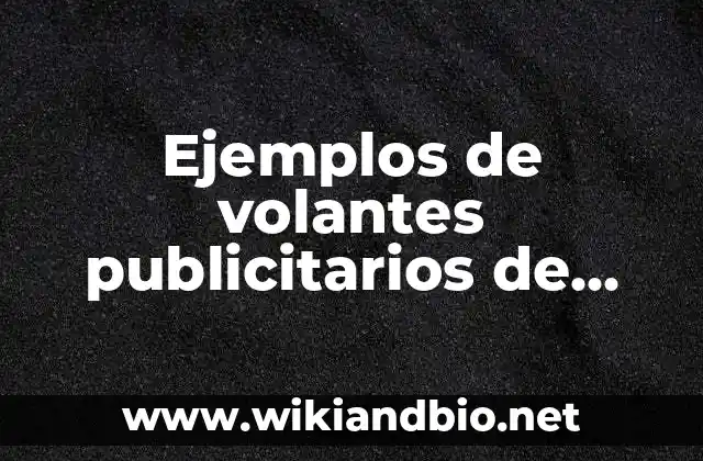 Ejemplos de volantes publicitarios de papelerias en blanco y negro